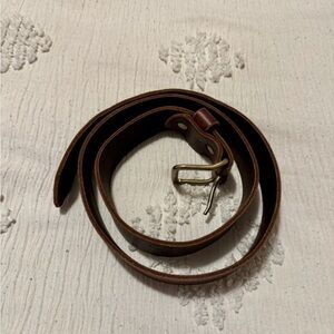 Men's Belt, FULL GRAIN LEATHER, tanned in the U. S.A., size 40
